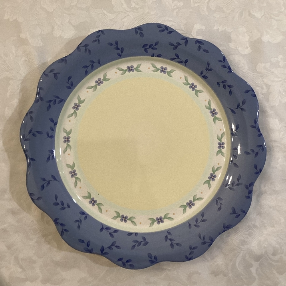 Phaltzgraff Stoneware  Platter Chop Pale 14" Round